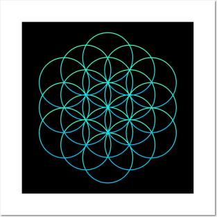 Psychedelic Sacred Geometry Posters and Art
